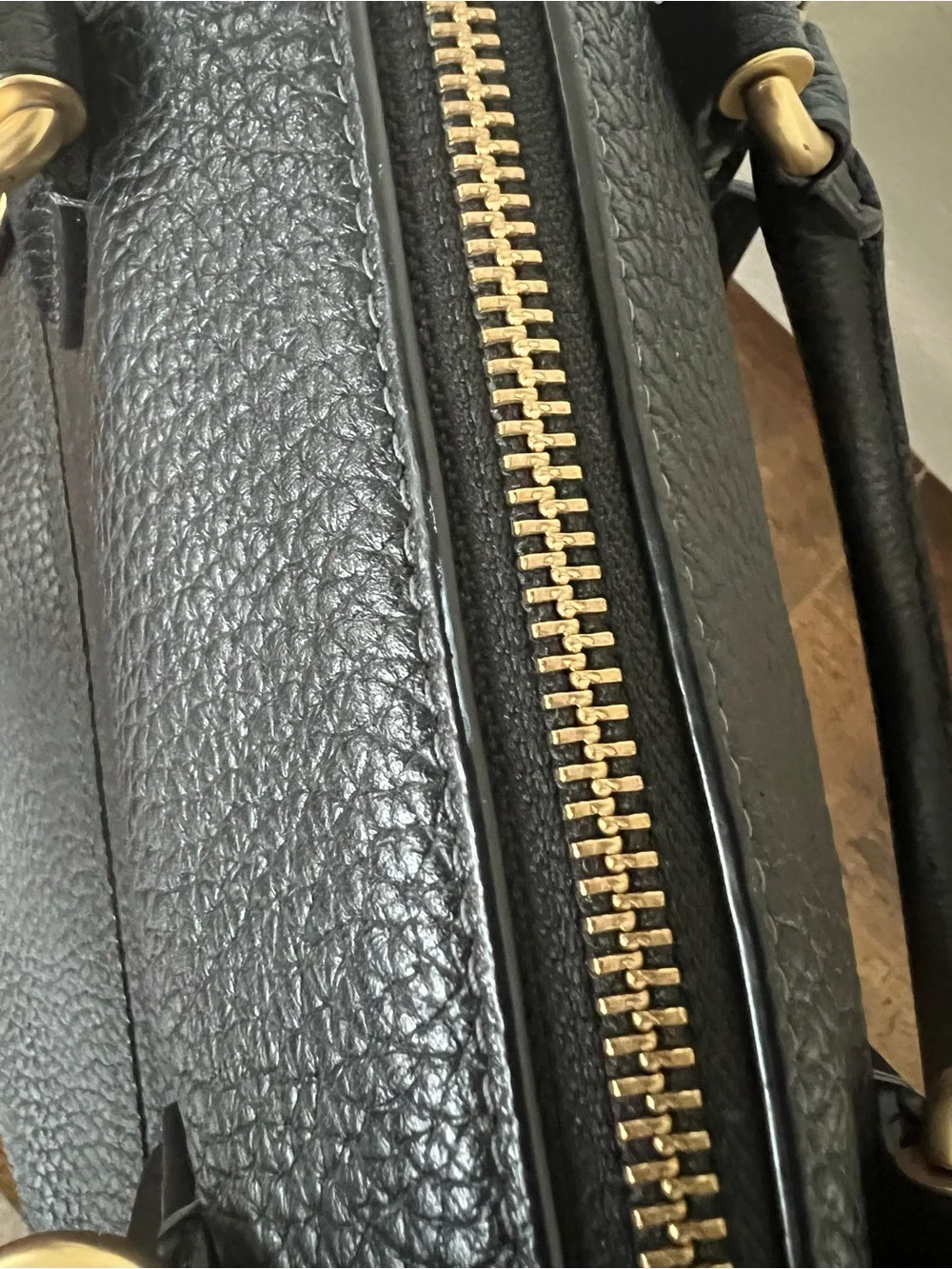 Coach Cara Pebble Leather Satchel